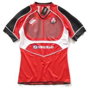 メンズ 6L 未使用 カンタベリー ラグビー日本代表 選手支給品 プラクティス ジャージ canterbury JAPAN PRACTICE JERSEY（TOSHIBA）