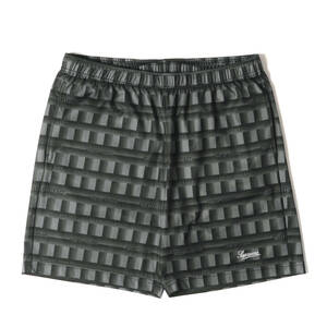 Supreme シュプリーム パンツ サイズ:M 20SS グリッドパターン サッカーショーツ Grid Soccer Short ブラック 黒 ショートパンツ