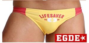 EGDE LIFESAVER ビキニ　Mサイズ　新品　競パン風　ライフセーバー　ライフガード　セクシービキニ　スーパーローライズ