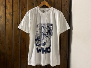 新品★ザ・フー　カートゥーン　プリントTシャツ【L】★ロジャー・ダルトリー/ピート・タウンゼント/モッズ/ロックバンド/THE WHO