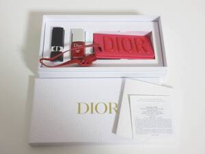 未使用 Christian Dior クリスチャンディオール ルージュ ディオール 2022 ヴェルニ 999 ルージュ 999S サテン セット 口紅 ネイルkn1941