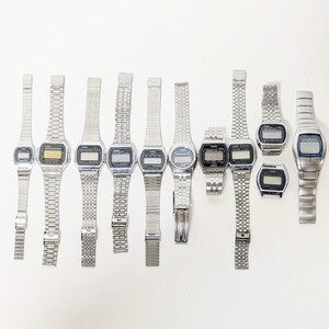 CASIO カシオ デジタルクオーツ 11点 LA670W/A168/A151/A159W/SA-54/31QR-29/B815/A155W/110QS-37/B210/HBZ-100 電池切れ 不動 動作未確認