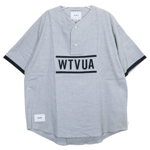 WTAPS ダブルタップス 23SS LEAGUE/SS/COTTON.TWILL.WTVUA リーグ ショート スリーブ シャツ コットン ツイル 半袖 ベースボール Novk