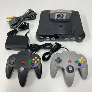 Nintendo64 本体 コントローラー2点 ケーブル 動作確認済み マリオカート付