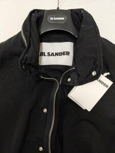 未使用タグ付き　ジル・サンダー　JIL SANDER　ナイロン　モッズコート　イタリア製