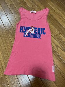 ヒステリックグラマー レディース ピンク タンクトップ HYSTERIC GLAMOUR キャミソール ノースリーブ 