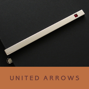 3994◆ユナイテッドアローズ◆ネクタイピン◆シルバー×レッドストーン◆タイピン～タイバー◆上質セレクトショップ～UNITED ARROWS◆新品