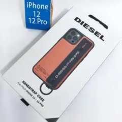 DIESELディーゼルiPhone12/12Pro耐衝撃ハンドストラップ8466