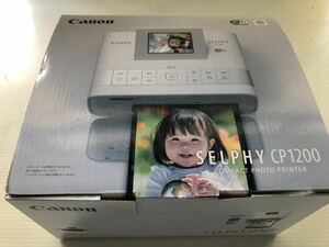 Canon SELPHY CP1200 コンパクトフォトプリンター 印刷 写真 ホワイト 中古　現状品