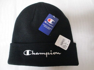 Ｎ1 新品 CHAMPION（チャンピオン） 帽子 ニットキャップ ブラック