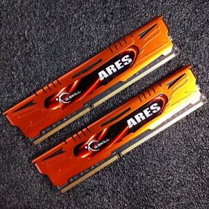 【中古】DDR3メモリ 8GB[4GB2枚組] G.SKILL F3-2133C11D-8GAO [DDR3-2133 PC3-17000] 