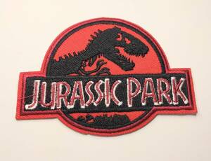 送料無料　ジュラシックパーク　恐竜　ロストワールド　アイロン　刺繍　ワッペン　アメリカン雑貨　スマアク