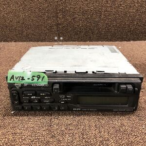 AV12-591 激安 カーステレオ KENWOOD RX-270 01001625 カセットデッキ FM/AM オーディオ 通電未確認 ジャンク