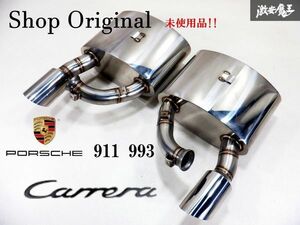 未使用！！ ワンオフ ショップオリジナル ポルシェ 911 993 カレラ NA マフラー リアピース サイレンサー タイコ 出口径：約9cm 即納 棚2B