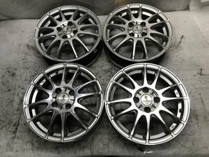 WORK PROMSING ワーク プロミッシング 15インチアルミホイール 15×4.5J ET 45 PCD 100 4H 中古 タント ムーヴ キャスト タフト 等