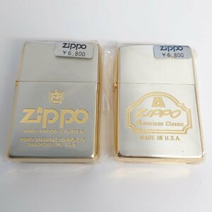 【86】希少 ZIPPO ジッポー 2個セット 1998年 WIND PROOF アメリカンクラシック 着火動作未確認品 ヴィンテージ コレクター必見品