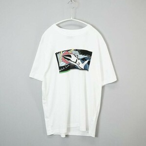 GE8081//未使用*PSポールスミス/PS Paul Smith*メンズL/JET MONKEY/半袖プリントTシャツ/カットソー/丸首/クルーネック