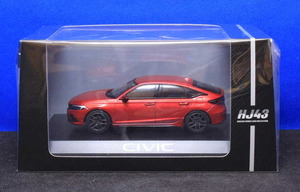 1/43 ホビーJAPAN ホンダ シビック Honda CIVIC 2021 FL（プレミアムクリスタルレッド・メタリック）●