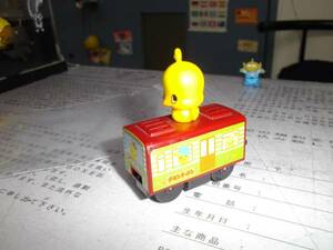 ◆◆超可愛い！◆ゼンマイ仕掛け『チキンラーメン：ヒヨコちゃんのプルバック列車』開封保管品◆boxman_77