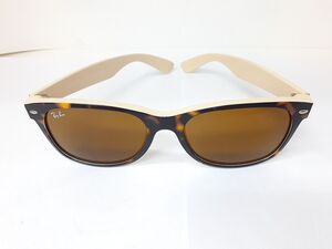 レイバン　サングラス　ニューウェイファーラー RB2132　6012　ブラウン　ケース無し　RAY-BAN　◆3105/高林店