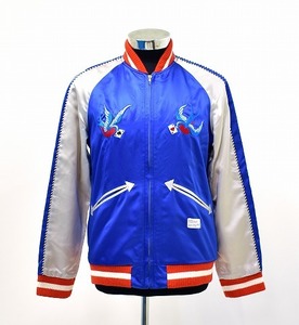 BEDWIN & THE HEARTBREAKERS ベドウィン SOUVENIR JKT MCKNIGHT スーベニアジャケット 1 BLUE JACKET スカジャン 長袖 リバーシブル