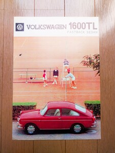 VW タイプ3 1600TL かぶと虫 当時物 広告 ヤナセ　検：ワーゲン ポスター カタログ 空冷