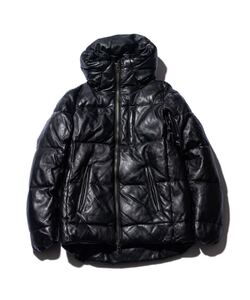 glamb GB0322/JKT11 : Leather Puff JKT/レザージャケット希少のブラック完売品　送料無料