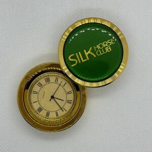 【ジャンク品】SILK HORSE CLUB 入会記念ミニ時計