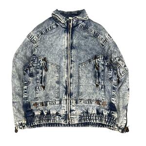 【L】古着 DESIGHN DENIM JACKET デザインデニムジャケット　L位