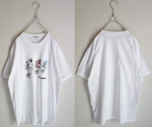 アシモ Ｔシャツ 白　フリーサイズ（Ｌサイズ相当）☆オンワード　ＨＯＮＤＡ 2000年代 企業物