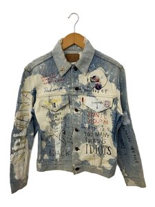 guernika◆Gジャン/-/デニム/IDG/総柄/Graffiti Paint Denim Jacket