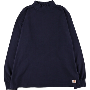 古着 カーハート Carhartt ハイネック ロングTシャツ ロンT メンズXXL /eaa437993