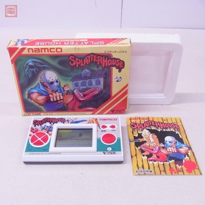 1円〜 動作品 電子LCDゲーム スプラッターハウス SPLATTER HOUSE ナムコ バリエ namco VARIE 箱説付 難有【10