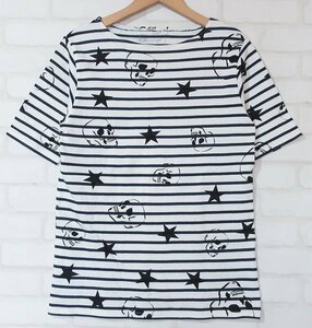 5T0650【クリックポスト対応】 SOPHNET SOPH-150072 半袖スカルスターボーダーTシャツ ソフネット