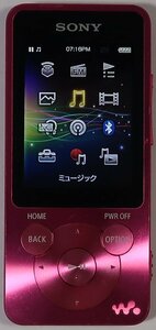 SONY, ネットウォークマン, NW-S14, 8GB, ビビットピンク, 中古