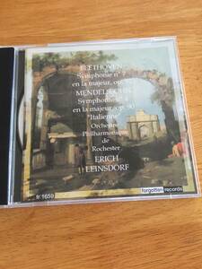 CD　LUDWIG　VAN BEETHOVEN　　FELIX　MENDELSSOHN　　（ERICH LEINSDORF）エーリヒ・ラインスドルフ