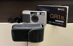 1円スタート 通電 シャッター フラッシュ正常 RICOH GR1S コンパクトカメラ フィルムカメラ リコー 一眼レフ 100210