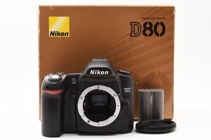 【S数9,200回！！】Nikon ニコン D80 ボディ デジタル一眼カメラ 元箱付属