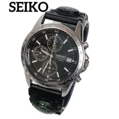 1110-2 綺麗 SEIKO セイコー クロノグラフ 腕時計 稼働 7T92