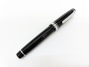 ◆超美品◆SAILOR セーラー◆万年筆◆ブラック 黒 シルバー金具 銀◆ペン先 21K 875◆筆記具◆A9548