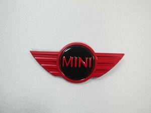 ミニ MINI エンブレム 新品未使用　黒 赤