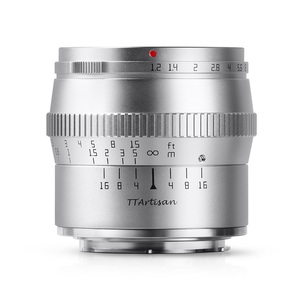 銘匠光学 TTArtisan 50mm f/1.2 C マイクロフォーサーズ シルバー 望遠 オリンパス レンズ マイクロフォーサーズ レンズ