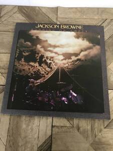 N B1】LPレコード RUNNING ON EMPTY/JACKSON BROWNE 孤独なランナー/ジャクソン・ブラウン 洋楽 昭和レトロ コレクション 当時物 現状