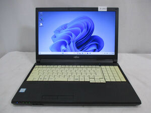 FUJITSU LIFEBOOK A576/P FMVA1600H Corei3-6100U 2.30GHz/メモリ8GB/HDD500GB/Windows11 Proインストール済 管理番号N-2601