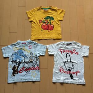 キッズ用 半袖Tシャツ 90サイズ 3枚セット 中古美品？