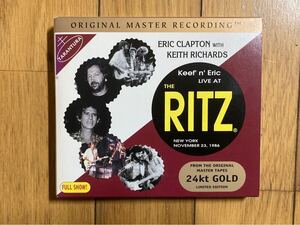 ERIC CLAPTON with KEITH RICHARDS エリッククラプトン with キースリチャーズ / BLOOD BROTHE- THE RITZ 1986 2CD 24KT GOLD DISC