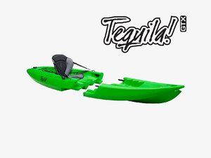 Point65(ライム) フィッシングカヤック Tequila! GTX Solo １人乗り分割式シーカヤック パドル付 大型便【西濃運輸営業所止】