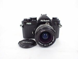 Nikon ニコン FM2 フィルム一眼レフカメラ NIKKOR F2.8 28mm レンズセット ∴ 6F854-5