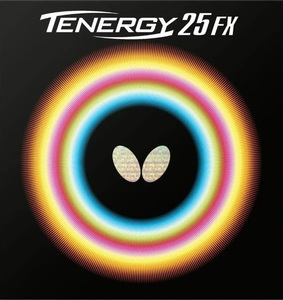 [卓球]TENERGY25-FX(テナジー25FX) 赤・アツ1.9　Butterfly(バタフライ)