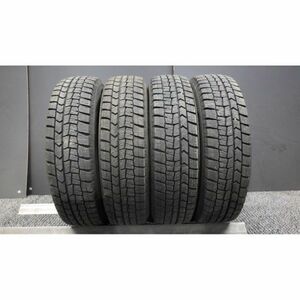 ダンロップ WINTER MAXX WM02 155/70R13 4本SET◆2018年製8分山スタッドレス◆中古 特筆すべき損傷なし◆白石区手渡し可◆エブリィワゴン等